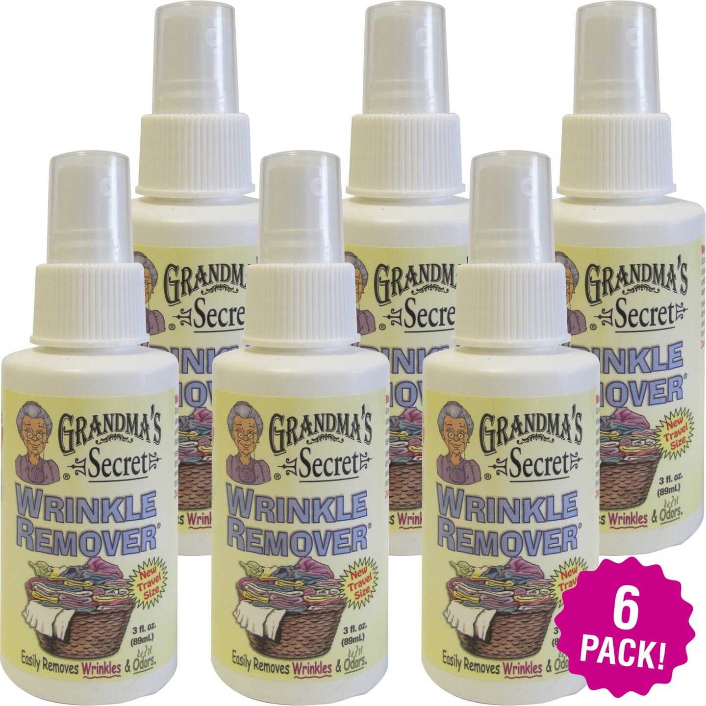 Multipack of 6 Grandma s Secret Travel Wrinkle Remover 3oz