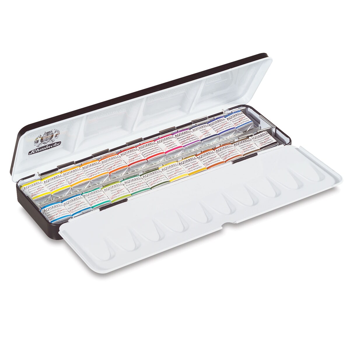Schmincke Horadam Aquarell Watercolor Pans - Set of 24, Assorted Colors, Full Pans