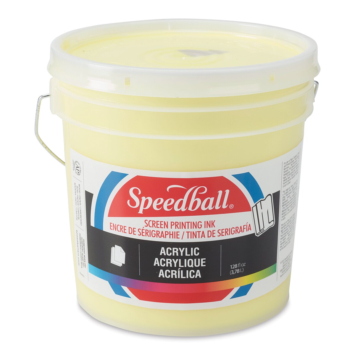 Speedball Permanent Acrylic Screen Printing Ink - Primrose Yellow, Gallon