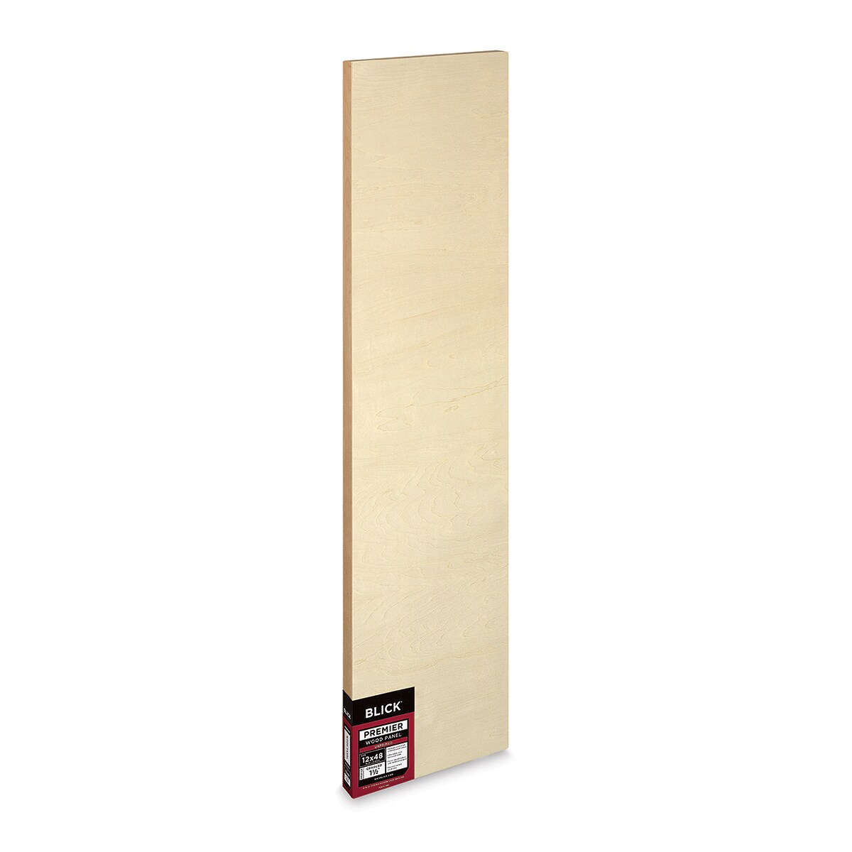 Blick Premier Wood Panel - 12" x 48", 1-1/2" Gallery Profile, Cradled