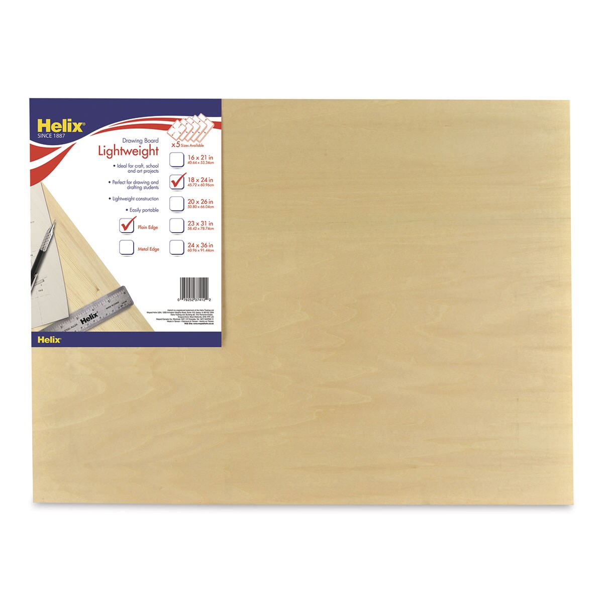 Helix Ultra-Lite Core Plain Edge Board - 18&#x22; x 24&#x22;