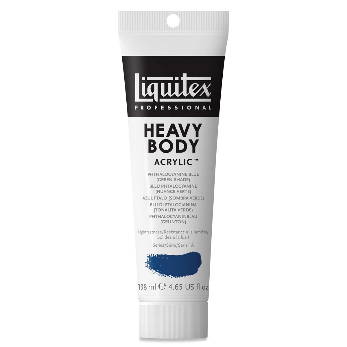 Liquitex Heavy Body Artist Acrylics - Phthalo Blue (Green Shade), 4.65 oz Tube