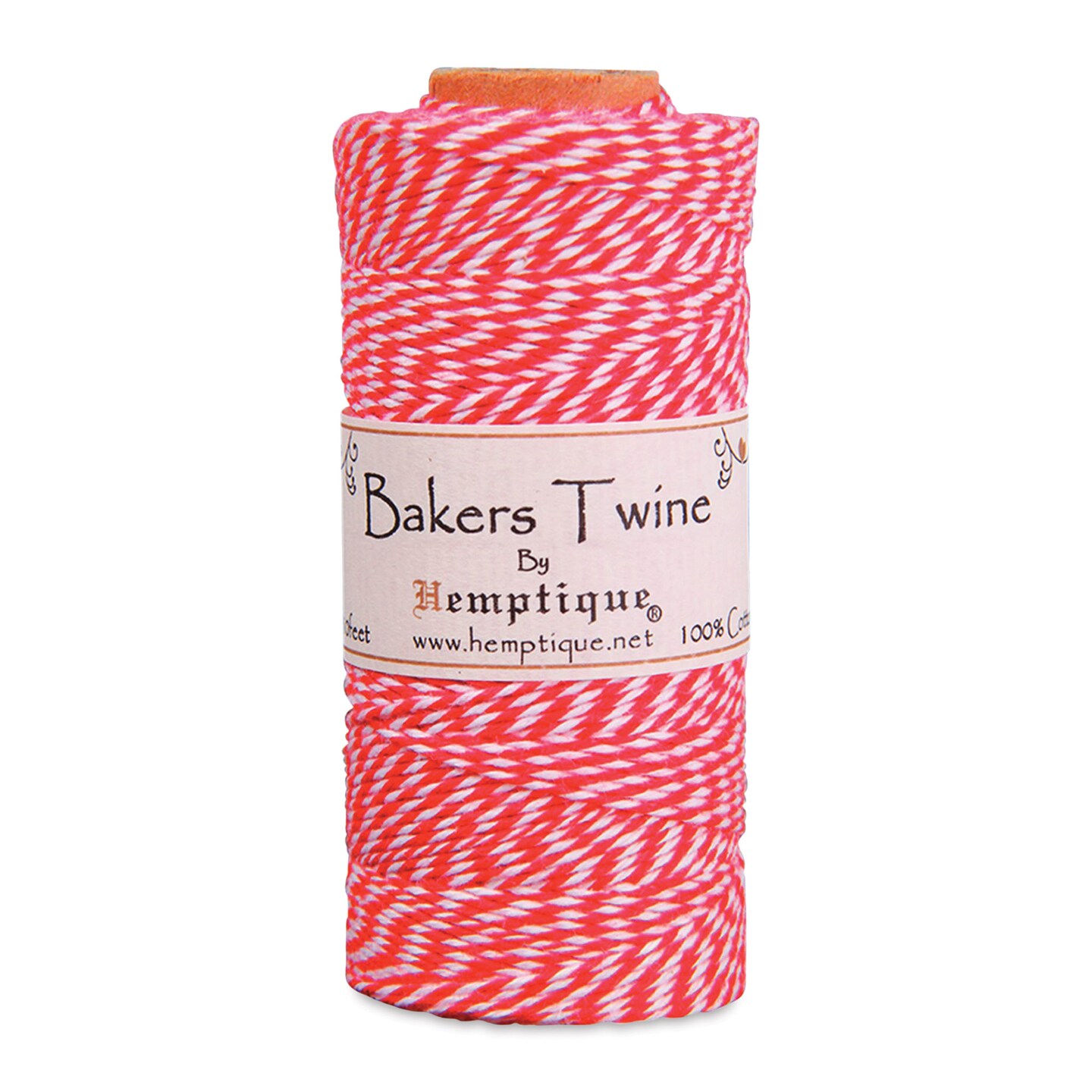 Hemptique Cotton Bakers Twine Long Mini Cards in Red/White | Michaels