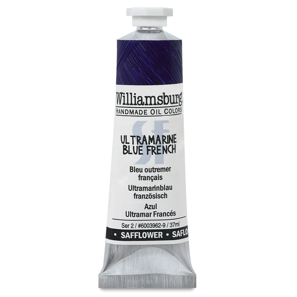Williamsburg Handmade Safflower Oil Color - Ultramarine Blue French, 37 ml tube