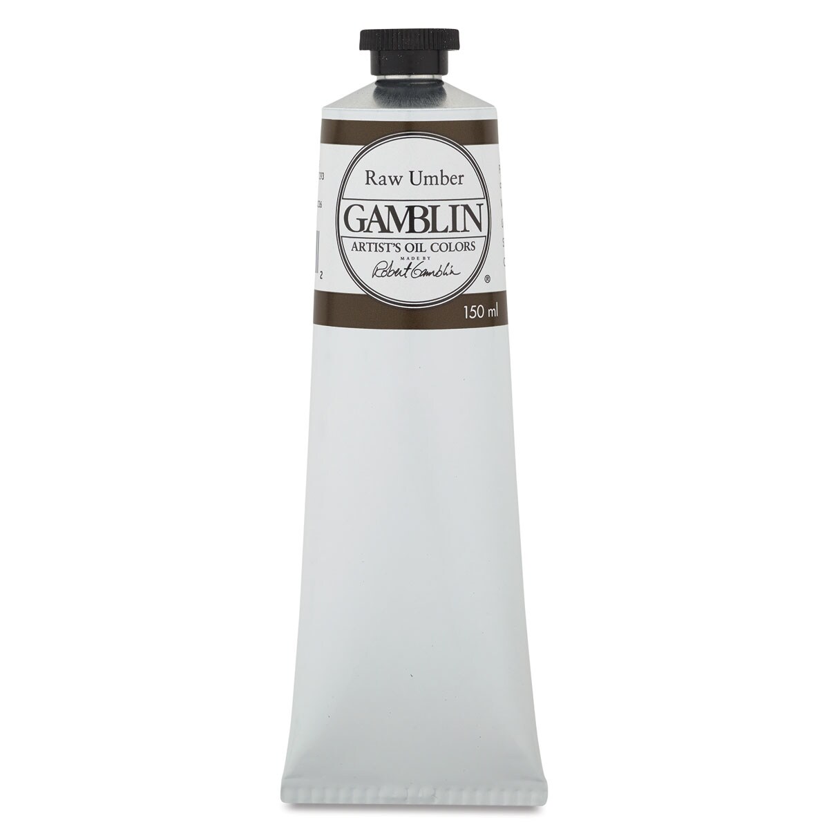 Gamblin Artist&#x27;s Oil Color - Raw Umber, 150 ml tube
