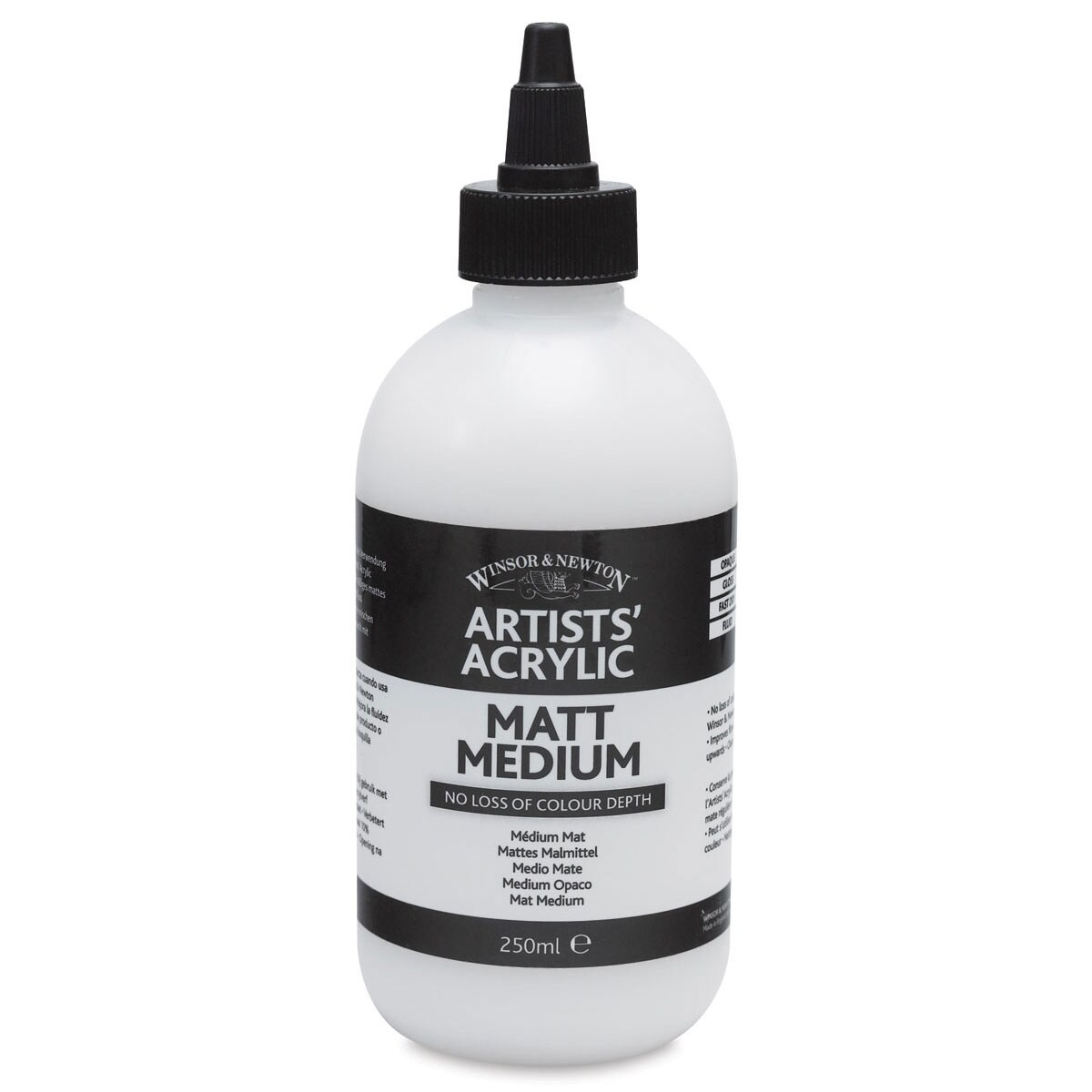 Winsor & Newton Artists' Acrylic Medium - Matte, 250 ml bottle