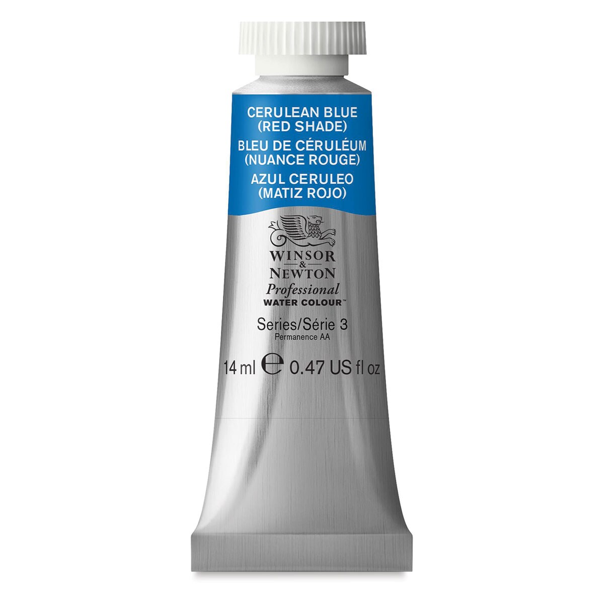 Winsor &#x26; Newton Professional Watercolor - Cerulean Blue (Red Shade), 14 ml Tube