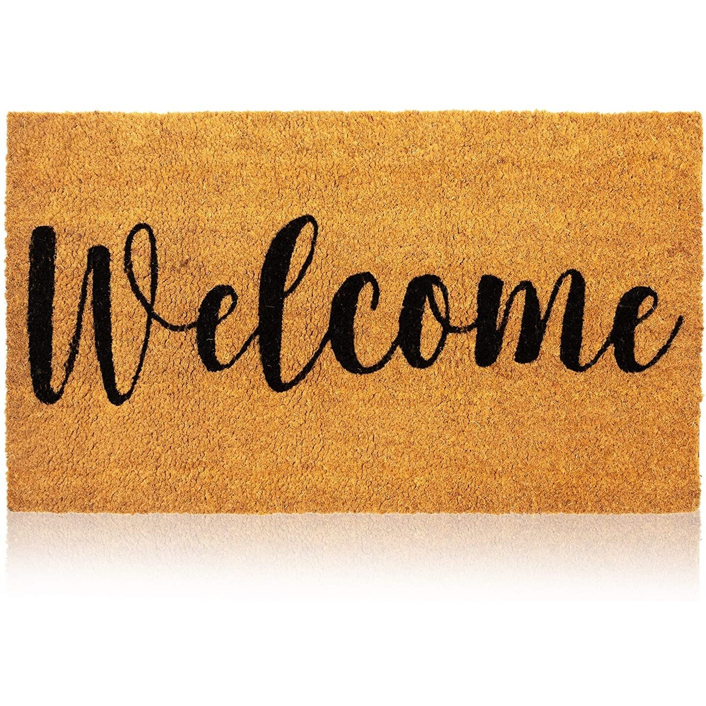 Welcome Door Mat Outdoor Indoor Cactus Flower Doormat, 30x17