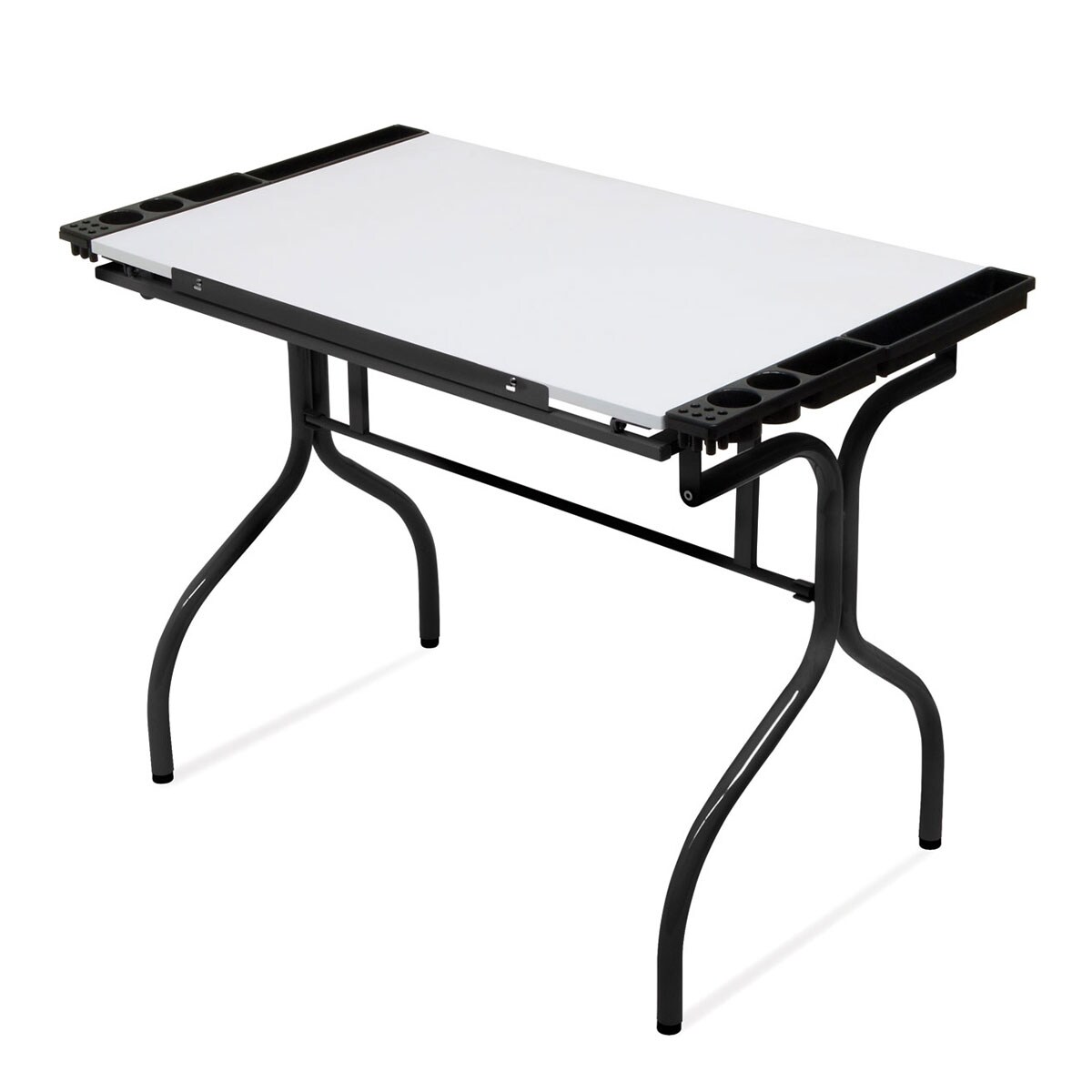 Studio Designs Folding Craft Station - White with Black Base