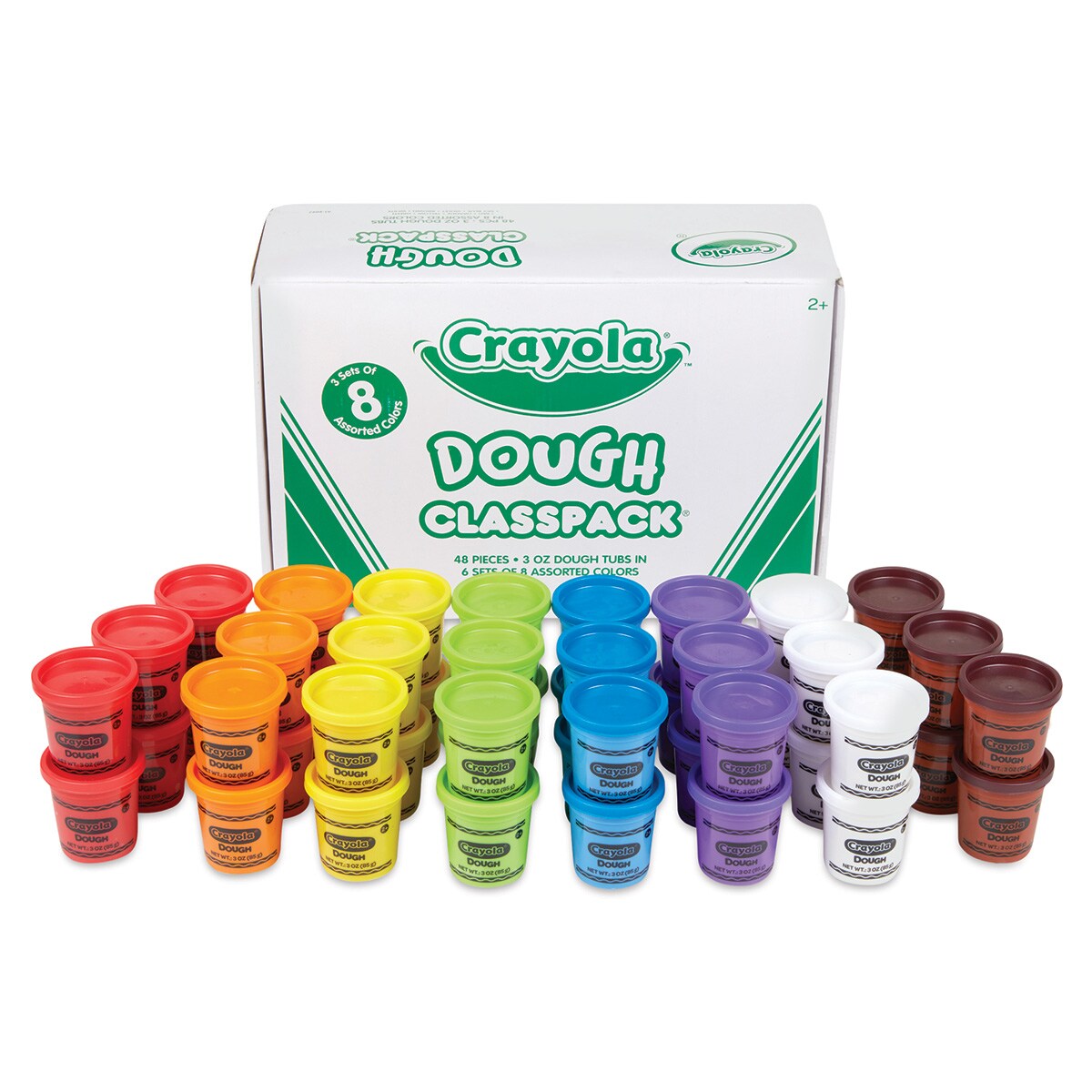 Crayola Dough - Set of 48, 3 oz Tubs