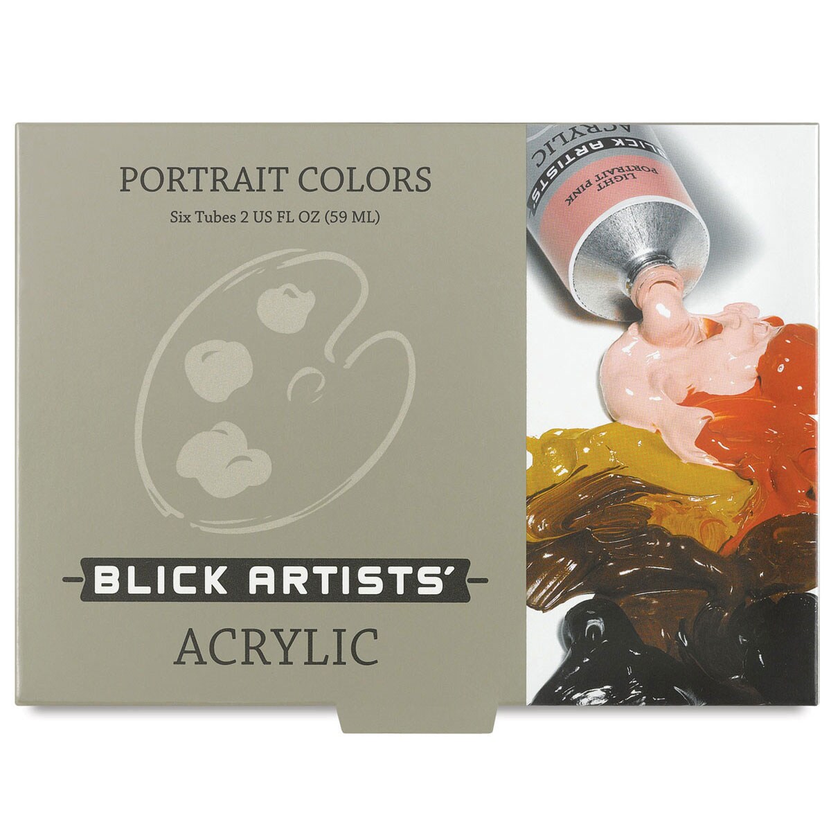 Blick Artists&#x27; Acrylic Set - Portrait Color Set, 2 oz Tubes
