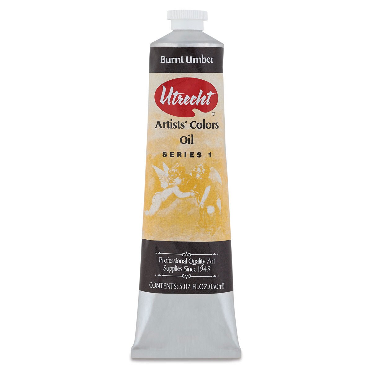 Utrecht Artists&#x27; Oil Paint - Burnt Umber, 150 ml tube