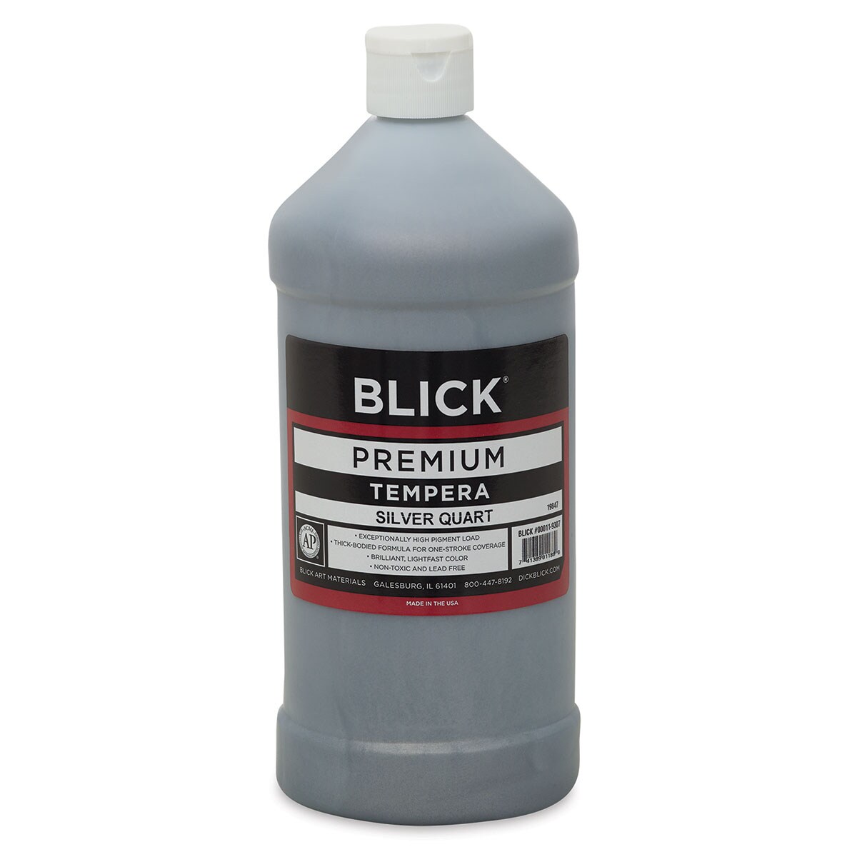 Blick Premium Grade Tempera - Silver, Quart