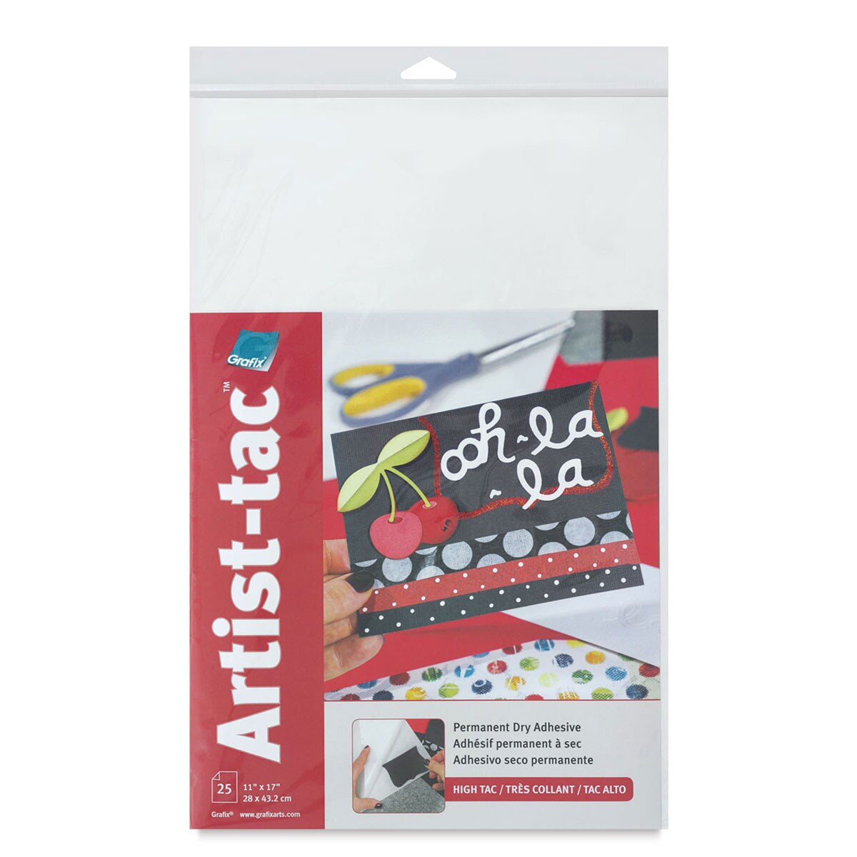 Grafix Artist Tac - 11&#x22; x 17&#x22;, Pkg of 25 Sheets