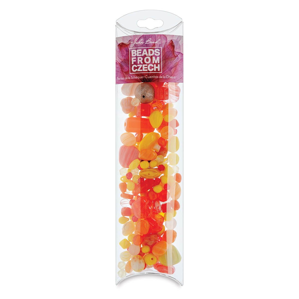 John Bead Czech Glass Bead Mix - Citrus Delight, 100 g | Michaels