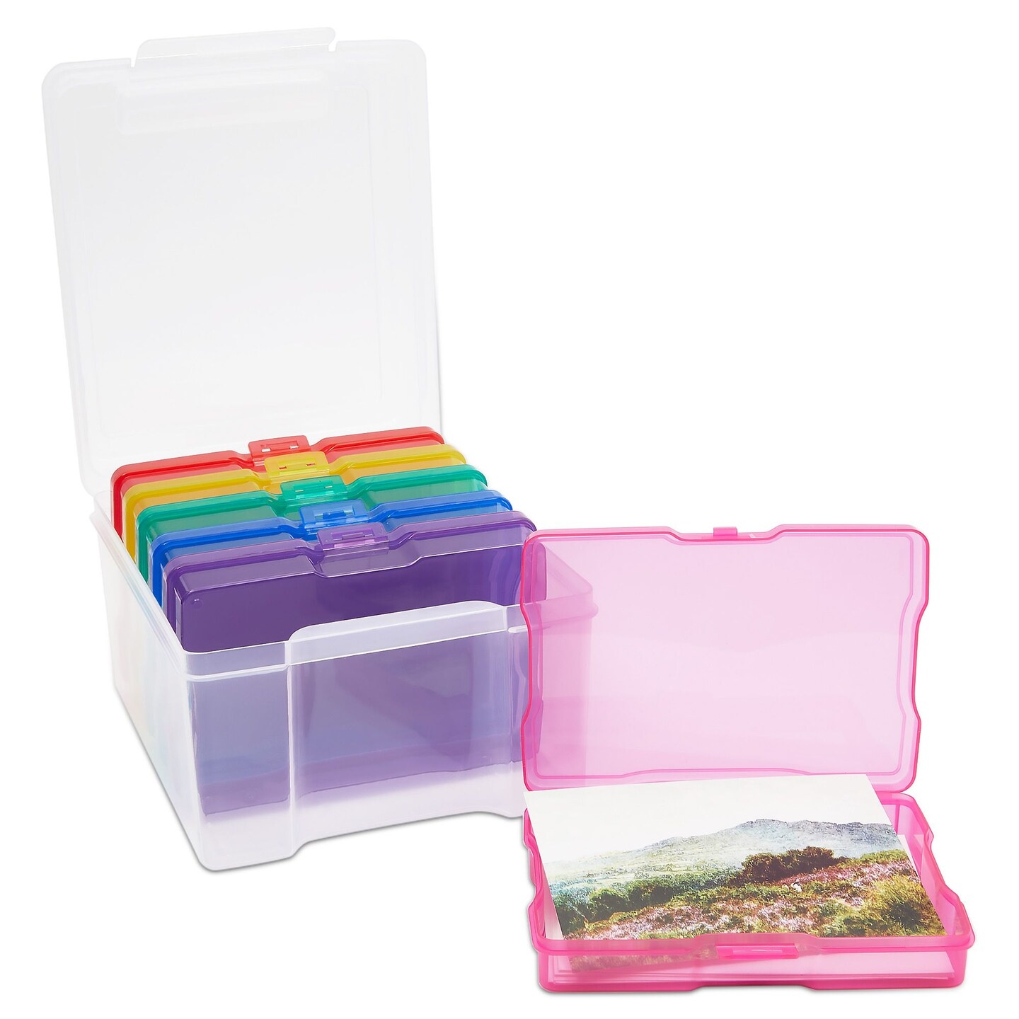 6 Pack: 5”; x 7”; Photo Storage Keeper by Simply Tidy