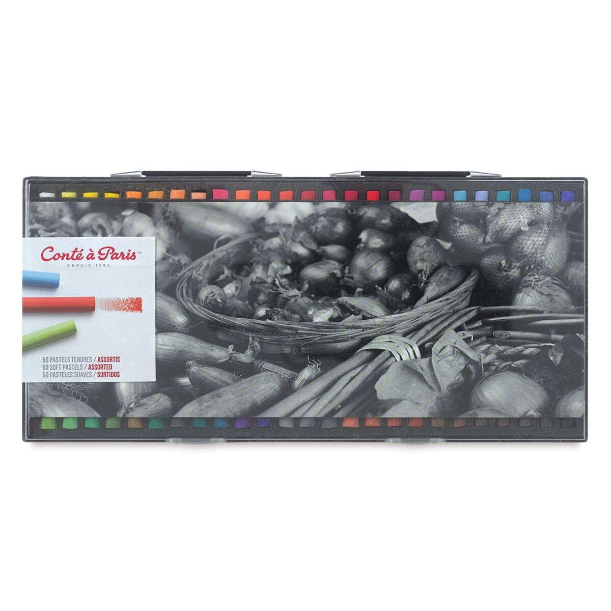 Cont&#xE9; &#xE0; Paris Soft Pastel Set - Assorted Colors, Set of 50