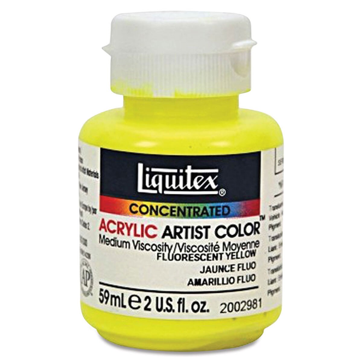 Liquitex Soft Body Artist Acrylics Fluorescent Yellow 2 Oz Jar Michaels 6023