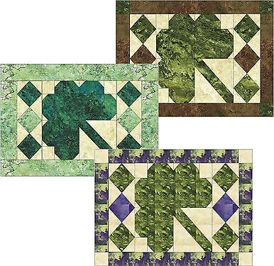 Calendar Placemats March Shamrock Pattern - 12 1/2&#x22; x 18 1/2&#x22; - One Size by Q...