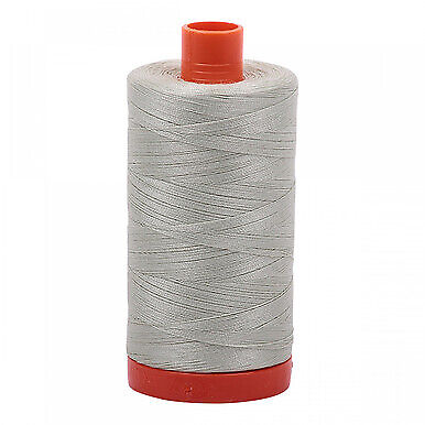 Aurifil Mako Cotton Thread Light Grey Green 2843 50wt 1422yd