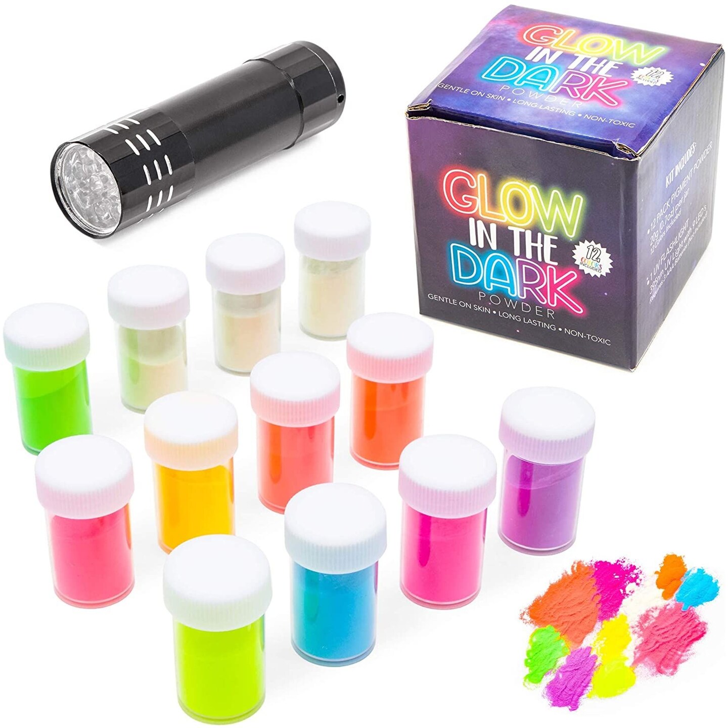 Glow Powder Pack, Glow in the Dark Powder