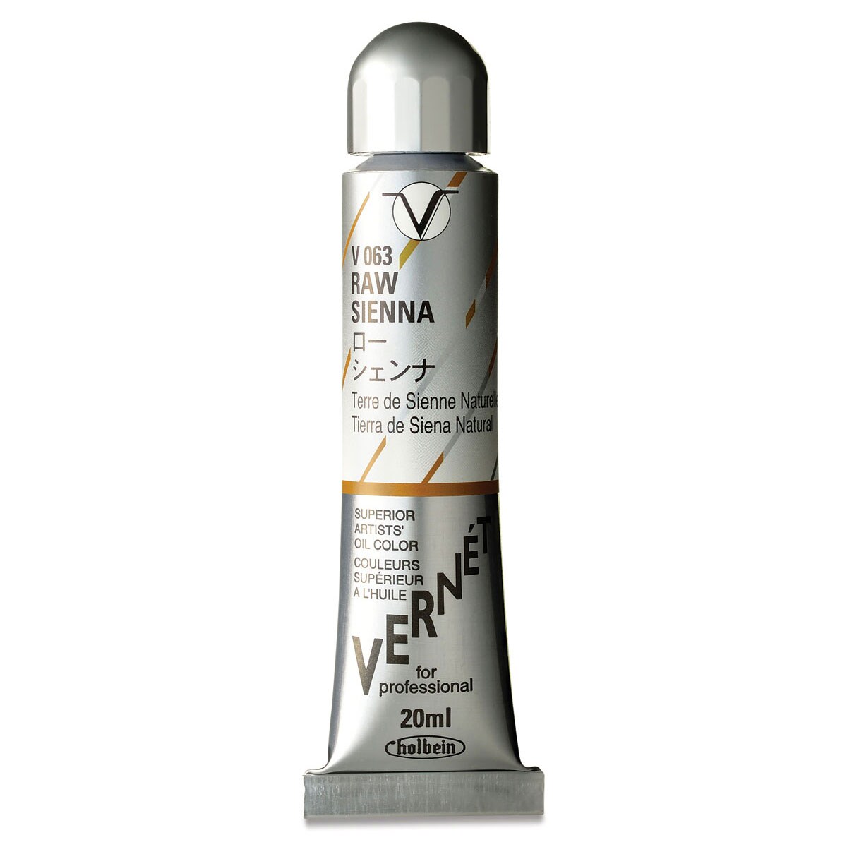 Holbein Vern&#xE9;t Superior Artists&#x27; Oil Color - Raw Sienna, 20 ml tube