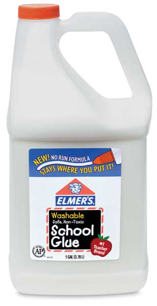 Elmer's Washable School Glue - 128 oz, White
