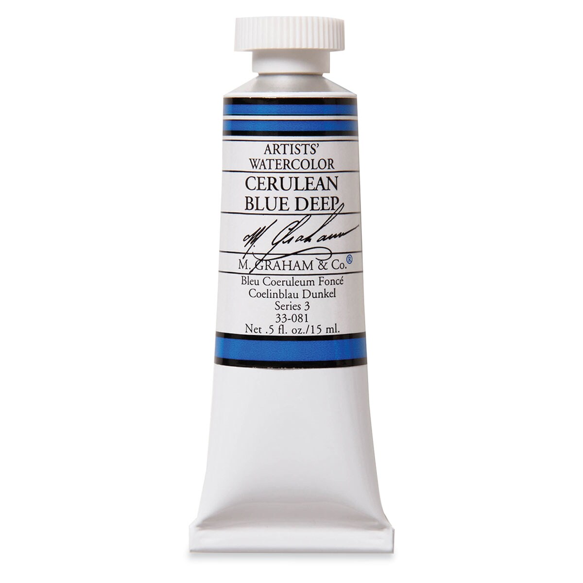 M. Graham Artists&#x27; Watercolor - Cerulean Blue Deep, 15 ml Tube