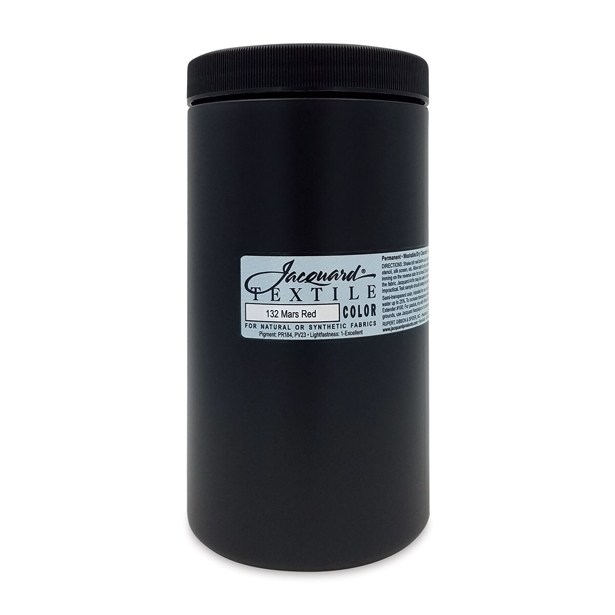 Jacquard Textile Color - Mars red, 32 oz jar