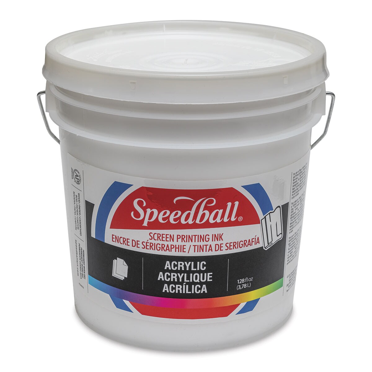 Speedball Permanent Acrylic Screen Printing Ink - White, Gallon