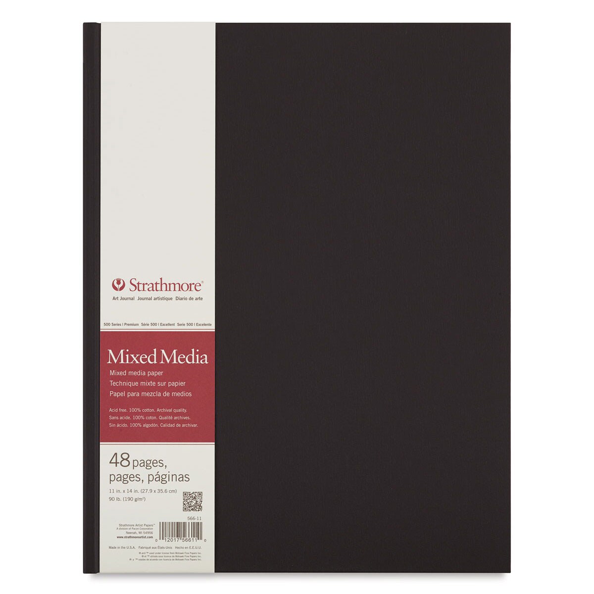 Strathmore 500 Series Mixed Media Art Journal 14" x 11", 48 pages