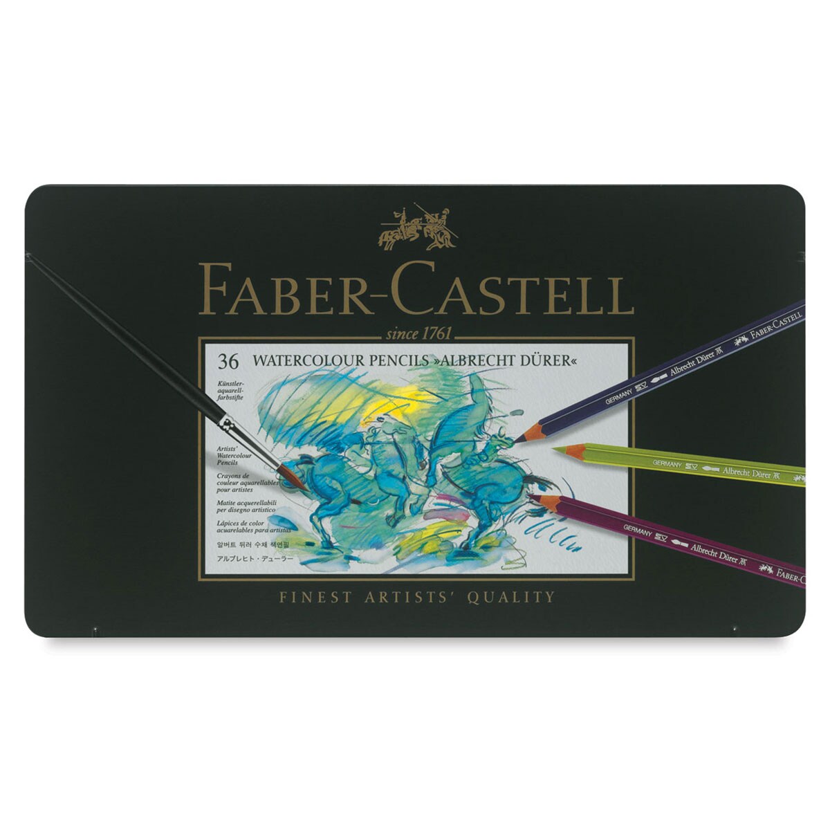 Faber-Castell Albrecht Durer Watercolor Pencils- Assorted Colors, Set of 36