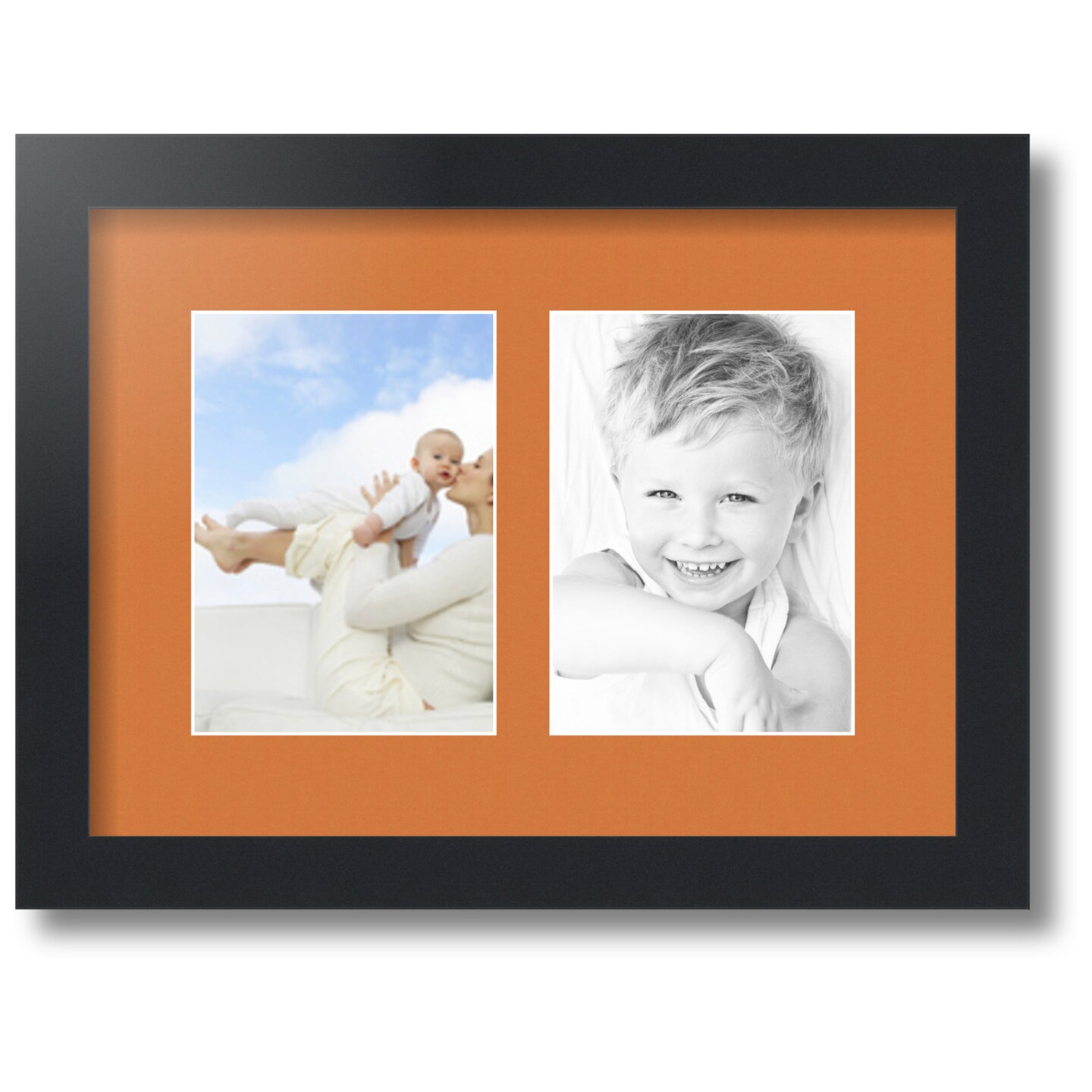 ArtToFrames Collage Photo Picture Frame With 2   16x24 Openings, Framed