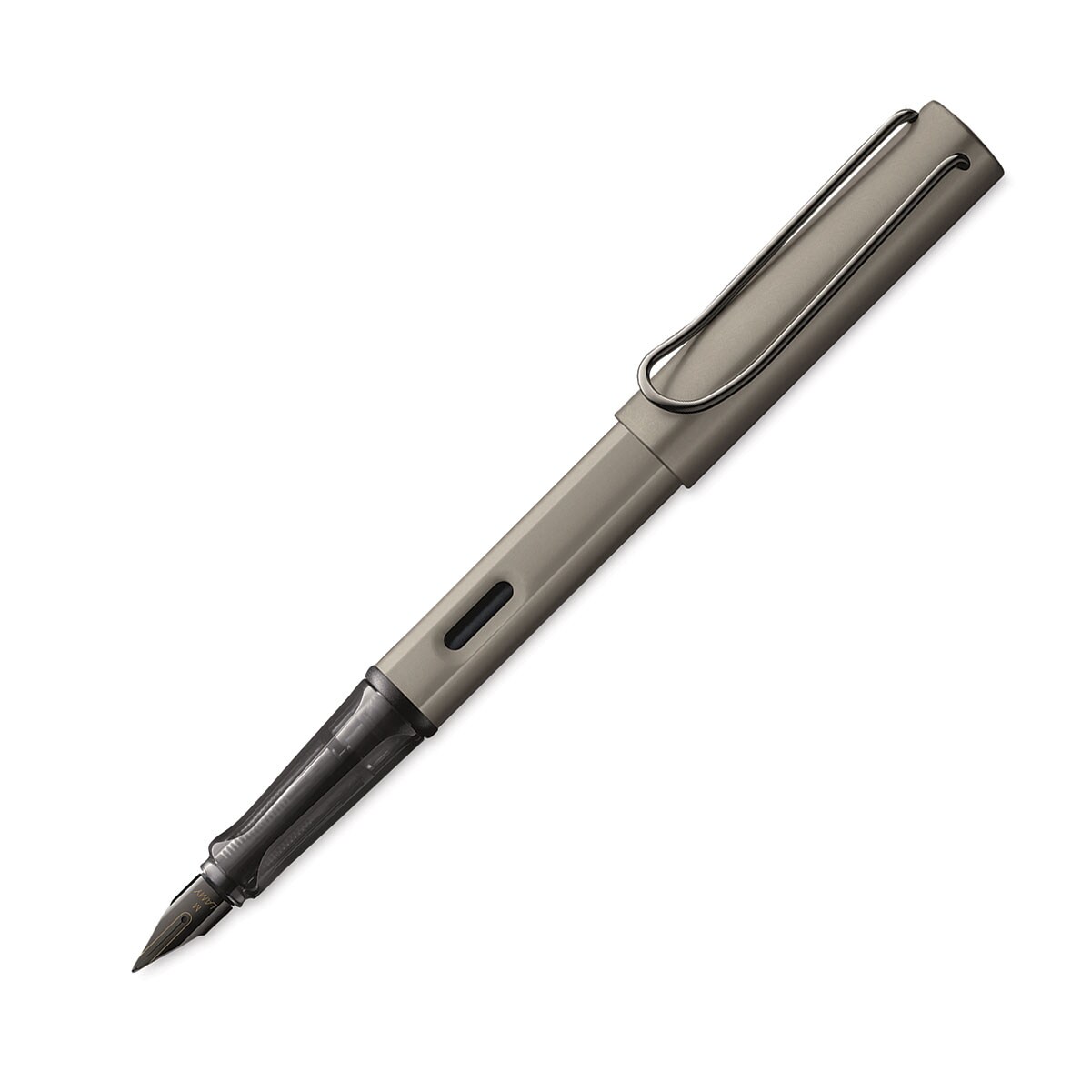 Lamy Lx Fountain Pen Ruthenium Silver, Medium Nib Michaels