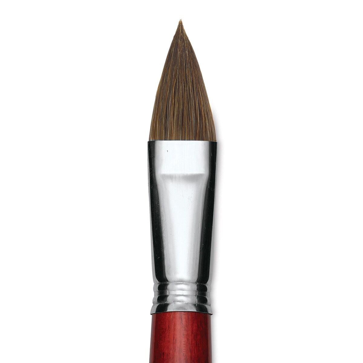 Escoda Bravo Light Ox Hair Brush Long Filbert, Long Handle, Size 22