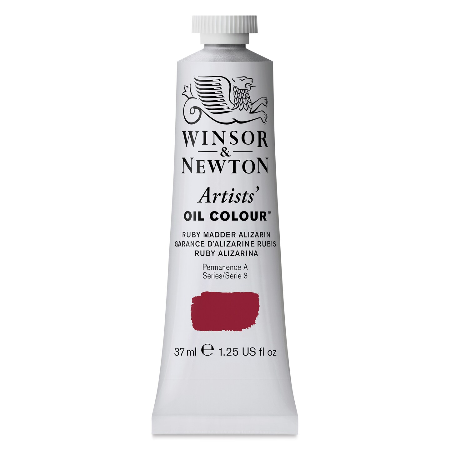 Winsor &#x26; Newton Artists&#x27; Oil Color - Ruby Madder Alizarin, 37 ml tube