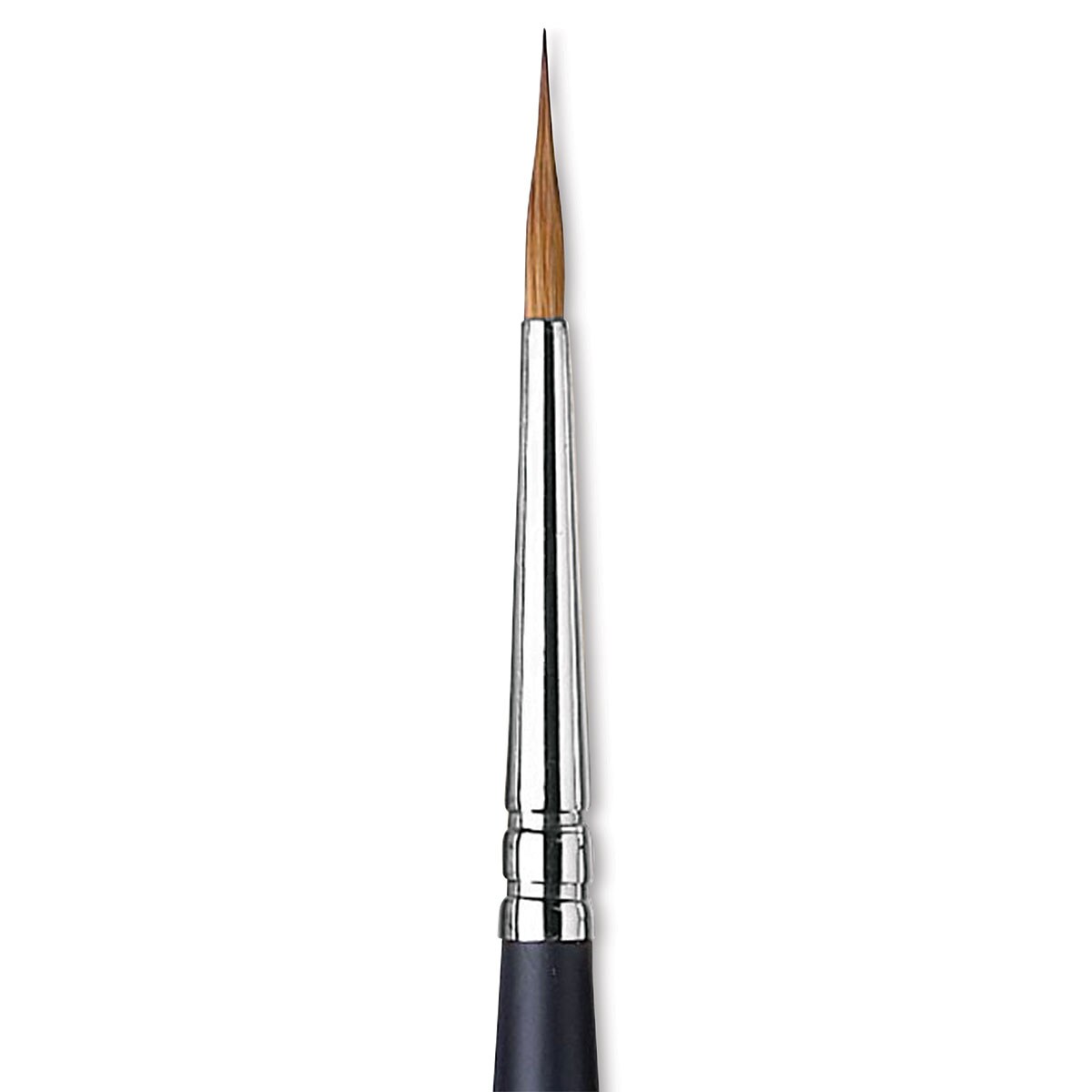 Winsor &#x26; Newton Artists&#x27; Kolinsky Sable Watercolor Brush - Pointed Round, Short Handle, Size 3