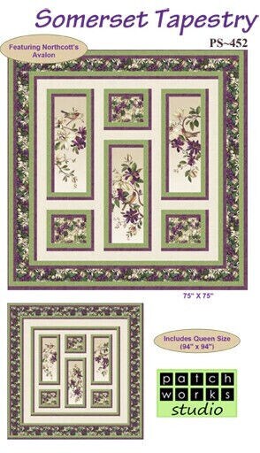 Somerset Tapestry Quilt Pattern by Patchworks Studio for Northcott