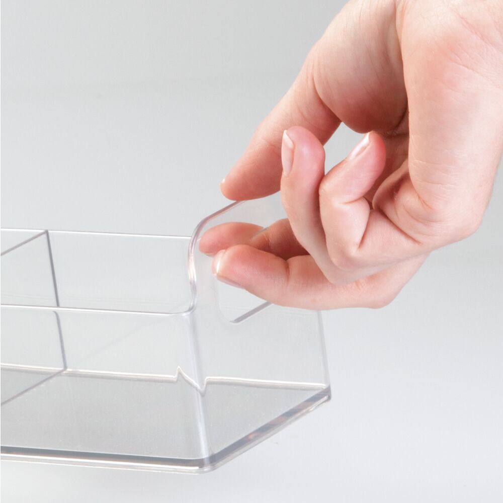 mDesign Plastic Bathroom Vanity Organizer Storage Caddy Holder