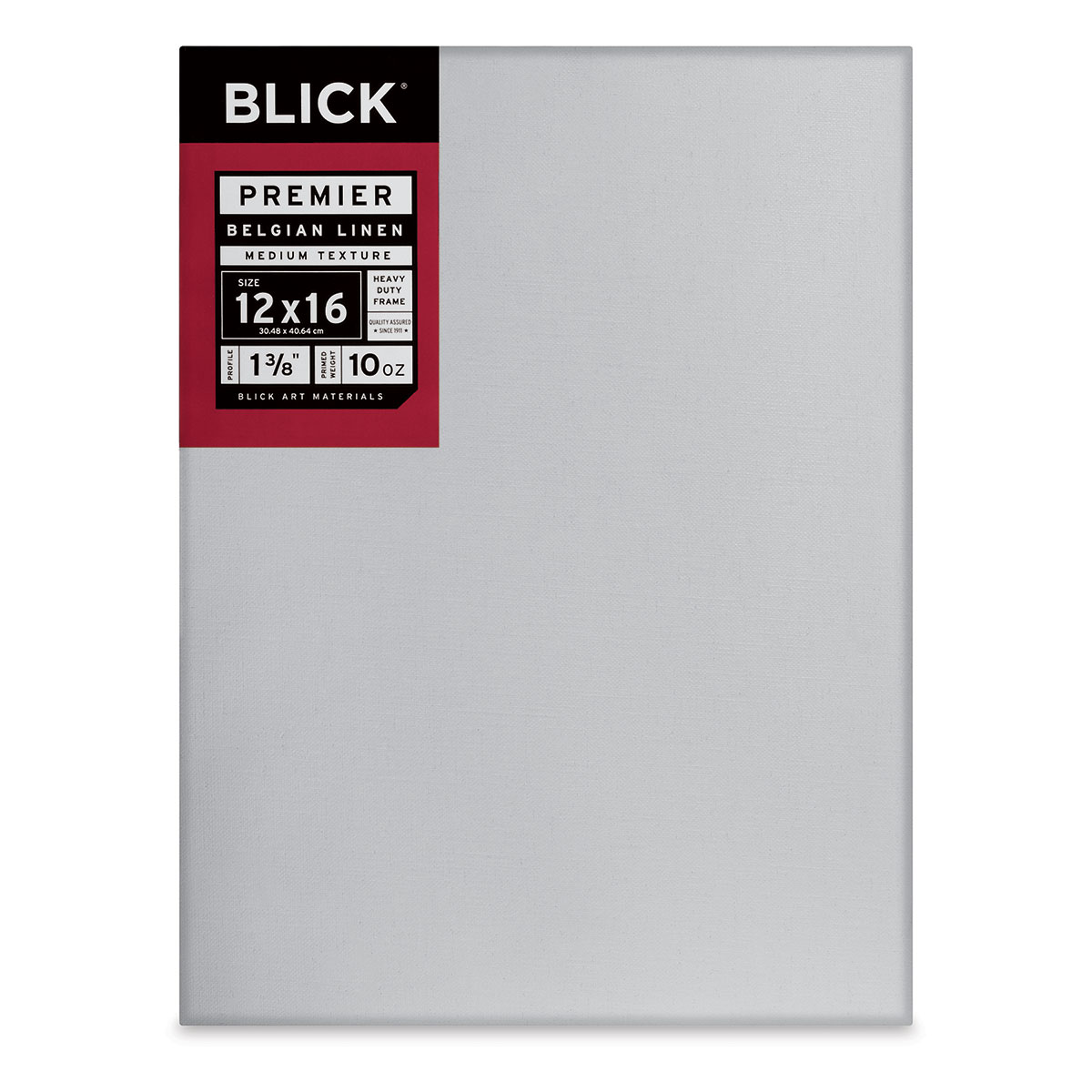 Blick Premier Belgian Linen - 12&#x22; x 16&#x22;, Oil-Primed, 1-3/8&#x22; Profile