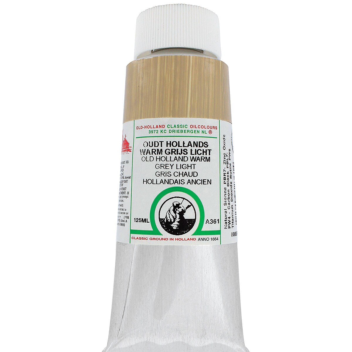 Old Holland Classic Oil Colors - Old Holland Warm Gray Light, 125 ml tube
