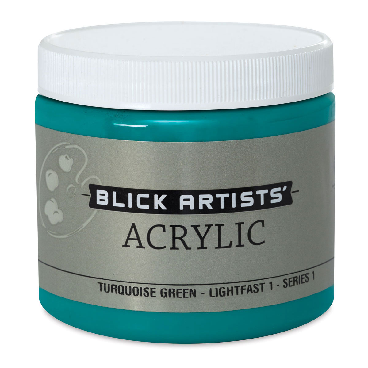 Blick Artists&#x27; Acrylic - Turquoise Green, 16 oz jar