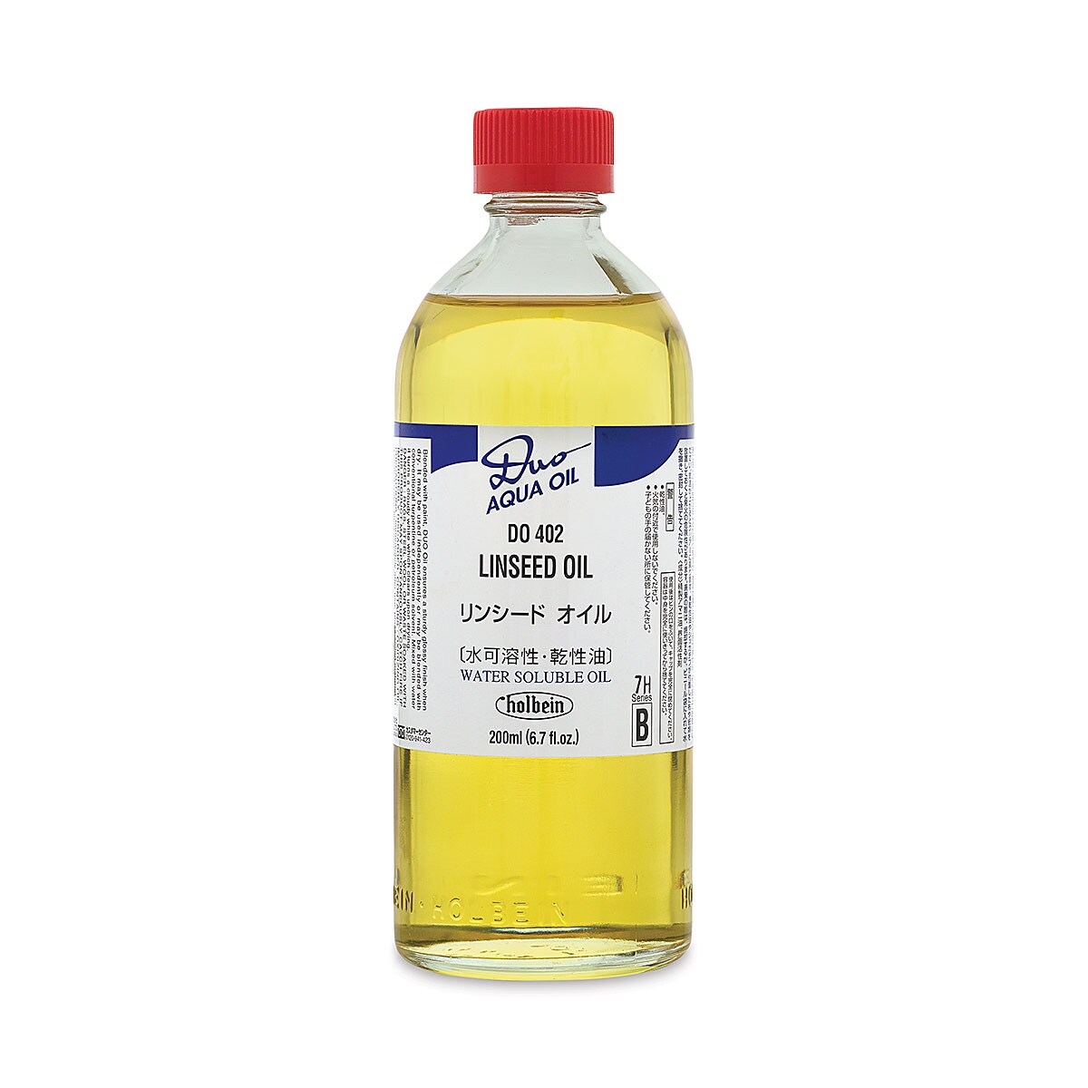 Holbein Duo Aqua Linseed Oil - 200 ml bottle