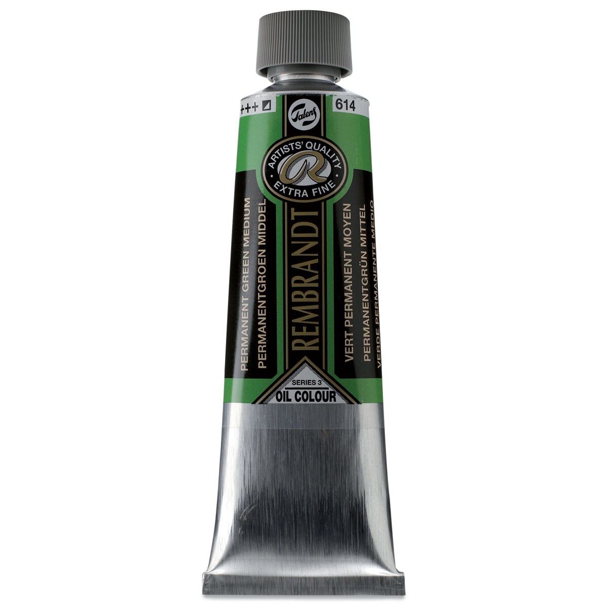 Rembrandt Artists' Oil Color - Permanent Green Medium, 150 ml tube
