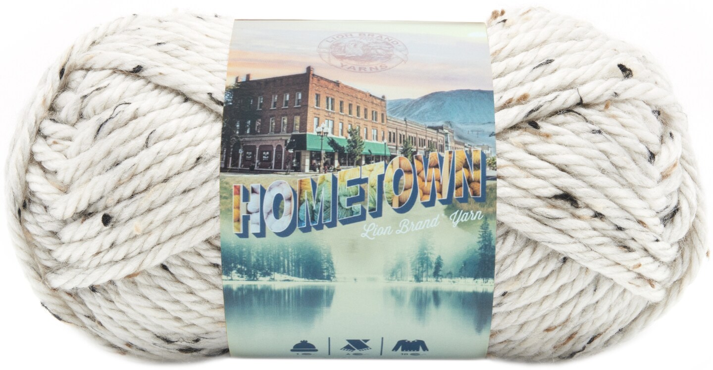(6 Pack) Lion Brand Yarn Hometown Yarn, Aspen Tweed Michaels