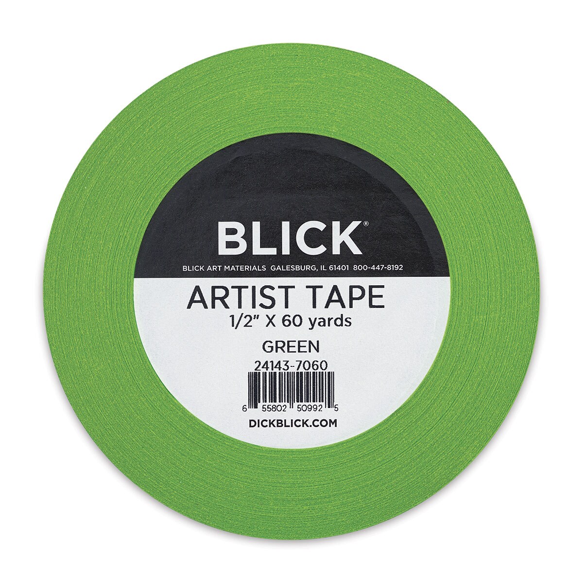 Blick Artist Tape - Green, 1/2&#x22; x 60 yds