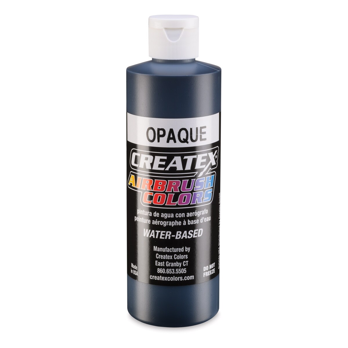 Createx Airbrush Color - 8 oz, Opaque Black