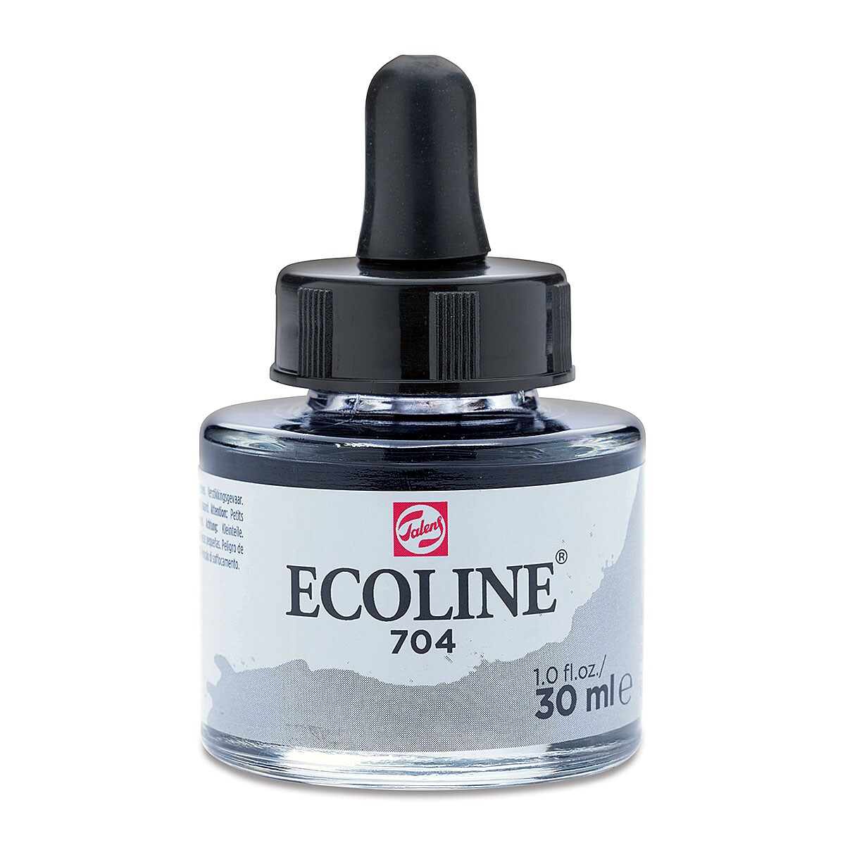 Ecoline Liquid Watercolor with Dropper - Gray, 30 ml jar