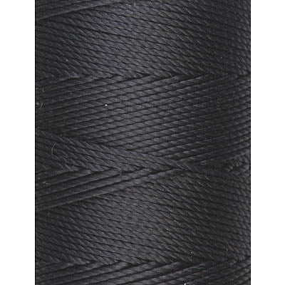 C-LON Bead Cord, Black - 0.5mm, 92 Yard Spool