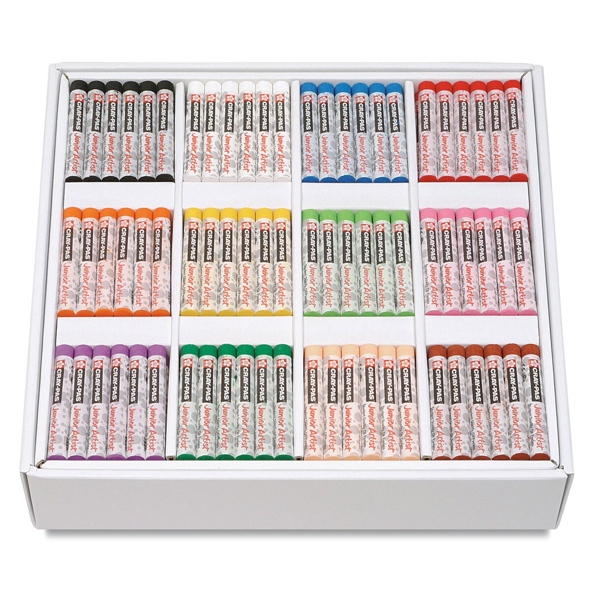 Sakura Cray-Pas Junior Artist Oil Pastel Set - Assorted Colors, Set of 432